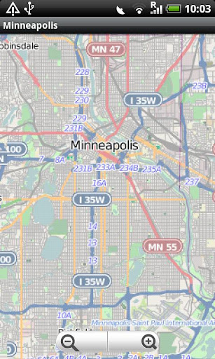Minneapolis Street Map