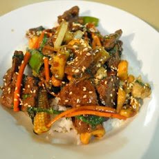 Korean Vegetable-Beef Stir Fry