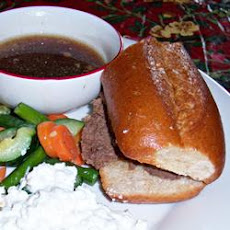 Easiest Slow Cooker French Dip
