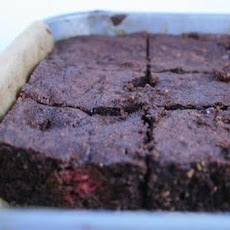 Raspberry Hazelnut Brownies