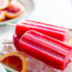 Blood Orange Ice Pops