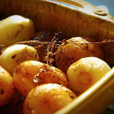 Chez Panisse's Potatoes and Onions Roasted with Vinegar and Thyme