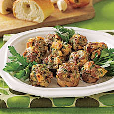 Spicy Stuffed Mushrooms