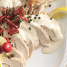 Rotisserie Chicken Tonnato with Tomato Salad