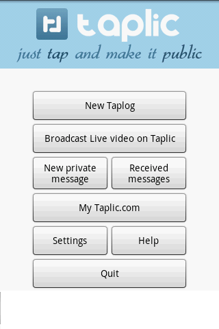 Taplic - photo video gps blog