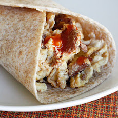 Chorizo and Egg White Breakfast Burrito