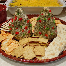 Appetizer Cheese Trees or Snowmen