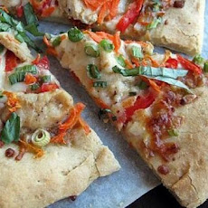 Gourmet Thai Chicken Pizza