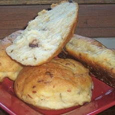 Olive and Garlic Sourdough (uses your bread machine!)