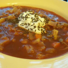 Hungarian Vegetarian Cabbage Soup