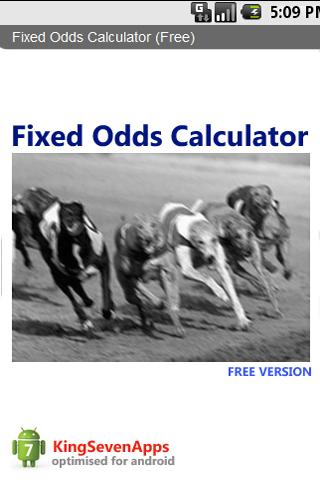 Fixed Odds Calculator Free