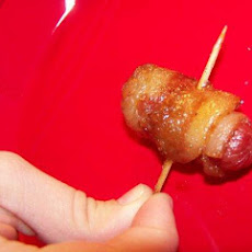Baked Bacon-Wrapped Brown Sugar Smokies
