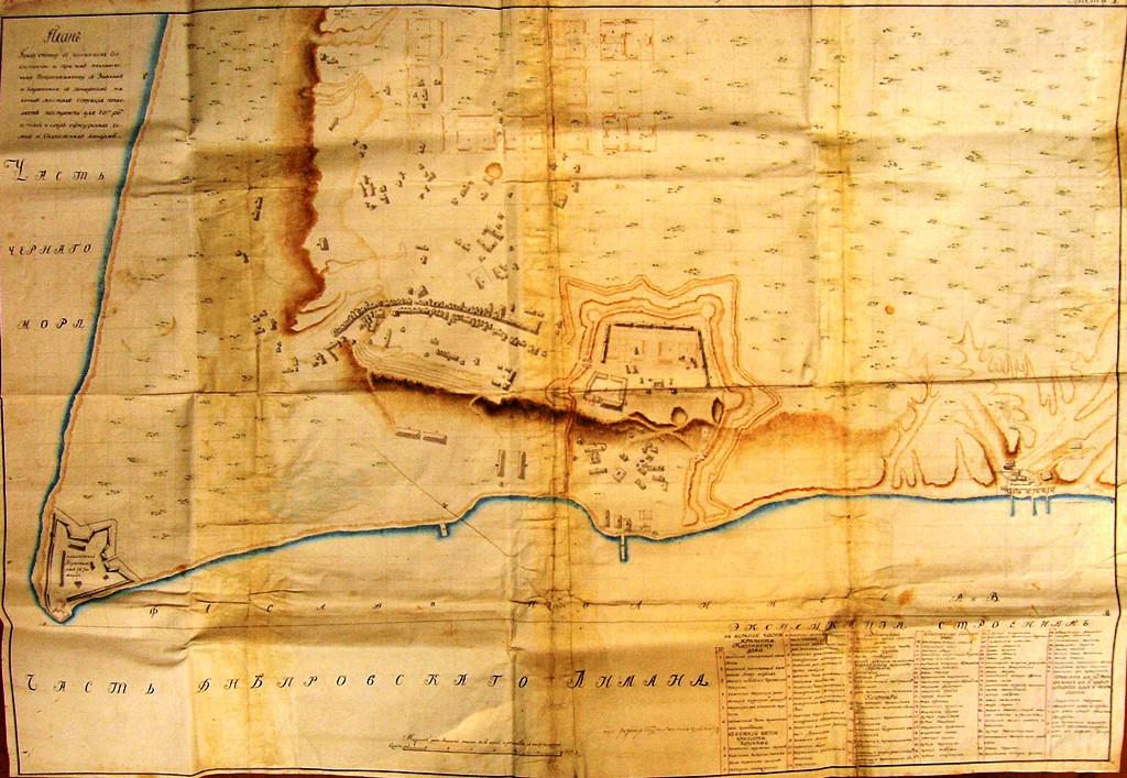 Очаков. карта 1792 г.
