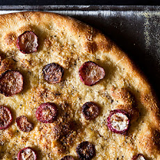 Cacio e Pepe Pizza with Roasted Radishes