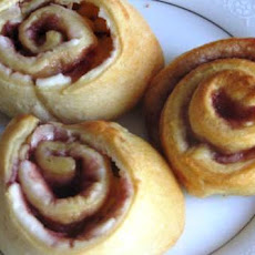Cranberry Cream Cheese Pinwheels