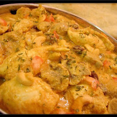 Chicken in a Cashew Sauce