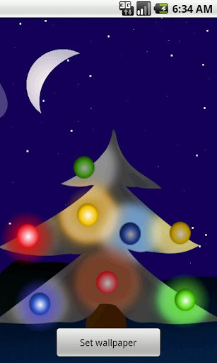 Xmas Night Live Wallpaper Free