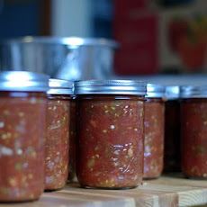 New Mexican Tomato/Tomato Paste Salsa for Canning
