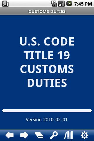 USC T.19 Customs Duties