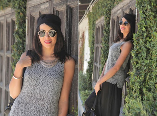 Raquel del Rosario con gafas Ray-Ban