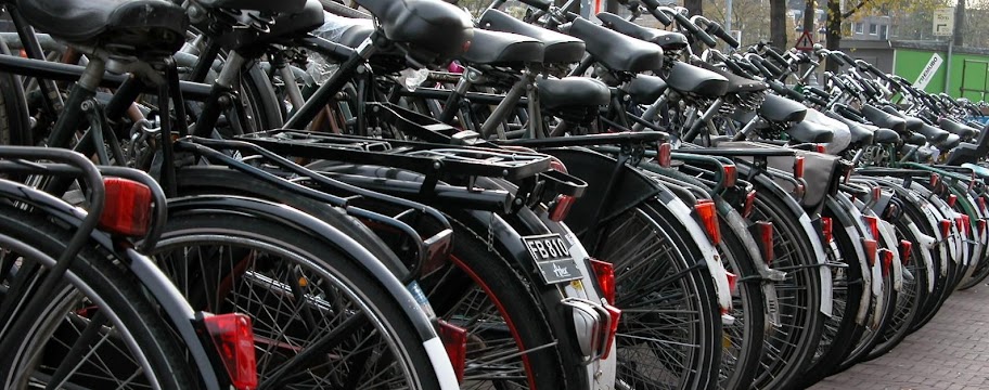 The Dutch like to bike. But it's flat there.