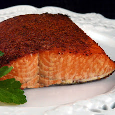 Spice Plank-Grilled Salmon