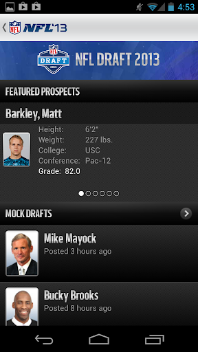 nfl-13-international for android screenshot