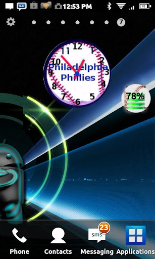 Philadelphia Phillies Clock