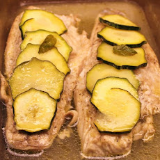 Oven Poached Red Snapper With Vegetables