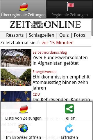 Zeitungen DE PRO Deutsch