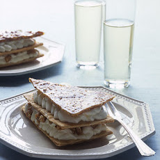 Praline Napoleons with Almond Cream Filling