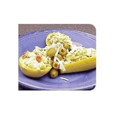 Egg Salad in Squash Boats