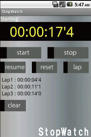 StopWatch Free