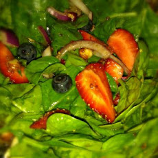 Spinach Salad With Berries and Curry Dressing