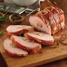 Pork Loin with Prosciutto, Fontina, and Sage