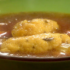 Chicken Soup with Cornmeal Sage Dumplings