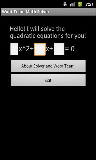 Woot Team Math Solver