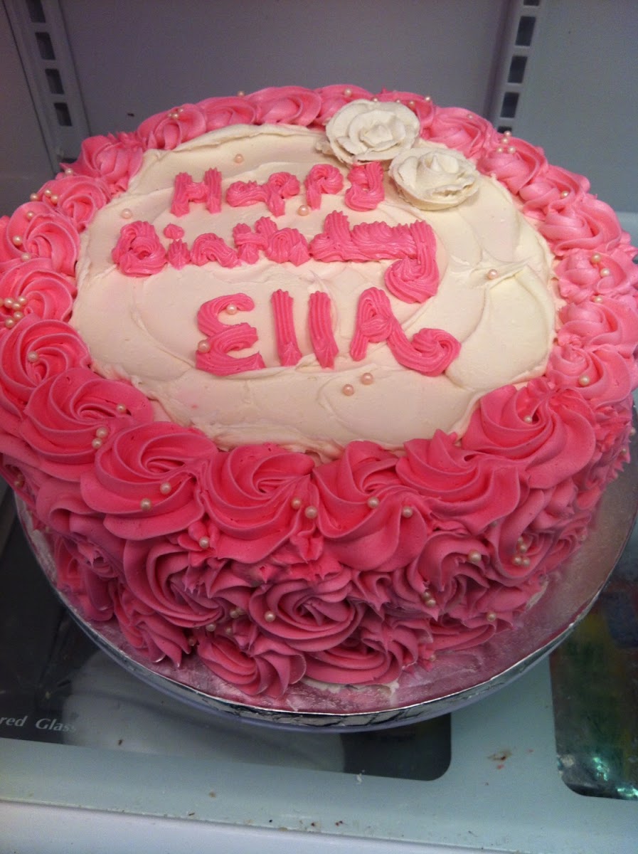 Gluten Free birthday cake for Ella
