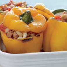 Pork-and-Beans-Stuffed Peppers