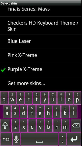 Purple X-Treme Keyboard Skin