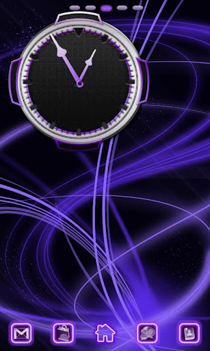 Neon Purple Style Go Launcher