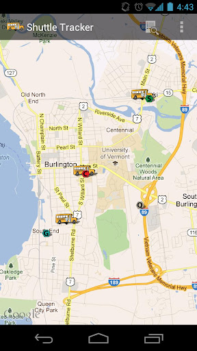 Champlain Shuttle Tracker