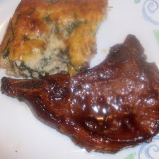 Apple-Grape Glazed Pork Chops