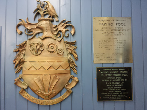 Makino Pools Plaque & MDC Crest