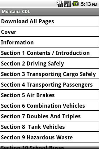 Montana CDL Handbook