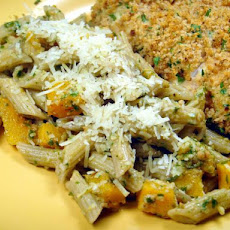 Roasted Pumpkin Penne With Autumn Pesto