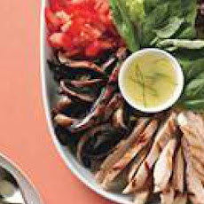 Italian-Style Grilled Chicken Lettuce Wraps