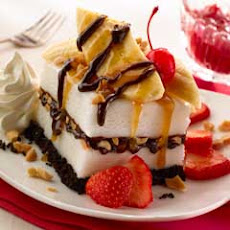 Banana Split Ice Cream Cake