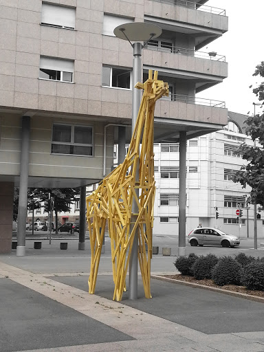 Girafe En Bois
