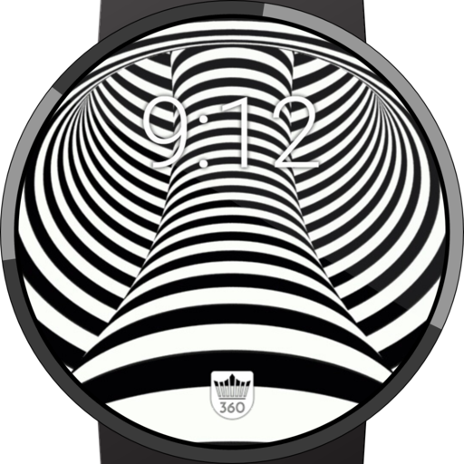 Black And White Watch Face